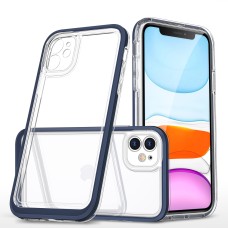 Apple iPhone 11 Metal Frame hátlap - kék