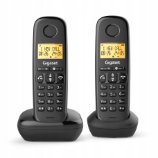 Gigaset Basic 100 DUO otthoni vezeték nélküli telefon - fekete