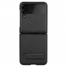Samsung Z Flip 3 5G Nillkin Leather Case hátlap - fekete