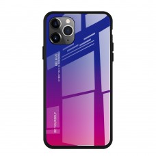 Apple iPhone 11 Pro Max Gradient Glass hátlap- Pink-purple