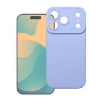 Apple iPhone 18 Pro Max / 17 Pro Max 5G Matt szilikon hátlap - light blue