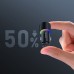 Joyroom autós töltő adapter 2 USB-A Port 24W RGB LED-es 3in1 kábellel - fekete Joyroom autós töltő adapter 2 USB-A Port 24W RGB LED-es 3in1 kábellel - fekete