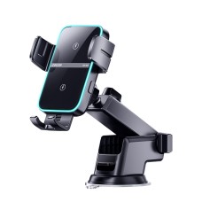 Joyroom autós Wireless Töltő és tartó Dual-Coins LED-es 15W - fekete