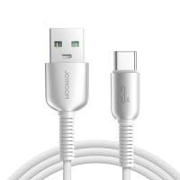 Joyroom USB-A Type-C Flexible adatkábel 1.2m - világosszürke