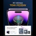 Joyroom autós töltő adapter 3 Port 70W LED-es - fekete