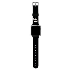 Apple Watch Karl Lagerfeld szíj logo 3 42/44 mm- fekete