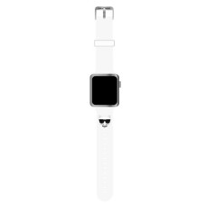 Apple Watch Karl Lagerfeld szíj logo 1 38/40 mm- fehér