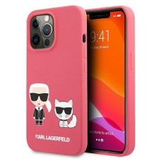 Apple iPhone 13 mini Karl Lagerfeld szilikon hátlap - rózsaszín
