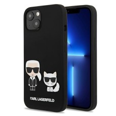 Apple iPhone 13 Karl Lagerfeld szilikon hátlap - fekete
