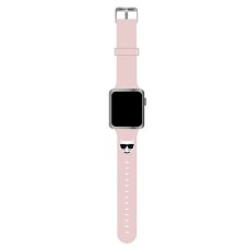 Apple Watch Karl Lagerfeld szíj logo 1 38/40 mm- rózsaszín