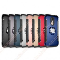 Huawei P Smart 2019 ring szilikon hátlap - fekete