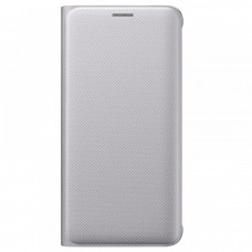 Samsung Galaxy S6 edge plus gyári flip wallet tok - ezüst