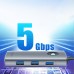 Orico USB-C Hub 1x USB-A 3.0 + 2x USB-A 2.0 + 1x USB-C PD + 1x HDMI - szürke