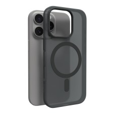 Apple iPhone 16 PURO Daylight Magsafe szilikon tok - Fekete