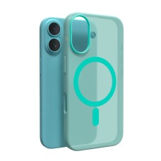Apple iPhone 16 PURO Daylight Magsafe szilikon tok - Zöld