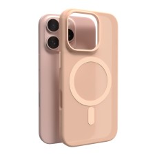 Apple iPhone 16 Pro PURO Daylight Magsafe szilikon tok - Bézs