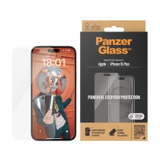 Apple iPhone 14 Pro Max / 15 Plus / 16 Plus PanzerGlass tokbarát Üvegfólia - Fekete
