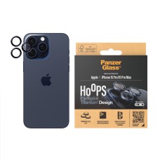 Apple iPhone 15 Pro Max PanzerGlass Hoops Kamera Üvegfólia - Kék
