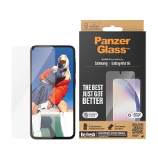 Samsung Galaxy A35 / A55 PanzerGlass tokbarát Üvegfólia applikátorral - Fekete