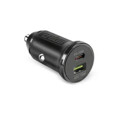 SBS autós töltő Type-C 25W / USB-A 18W- fekete