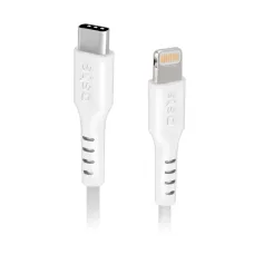 SBS USB-C / Lighting MFI adatkábel 20W 1M - fehér