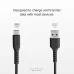 SBS USB-A to USB-C Adatkábel - 1,5M - Fekete