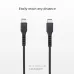 SBS USB-C - Type-C 25W adatkábel 1,5m - fekete