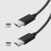 SBS USB-C - Type-C 60W szövetes adatkábel 1,5m - fekete