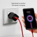 SBS USB-C - Type-C 60W szövetes adatkábel 1,5m - piros