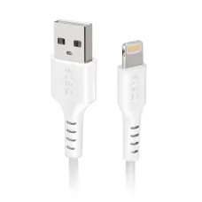 SBS USB-A / Lighting MFI adatkábel 10W 1M - fehér