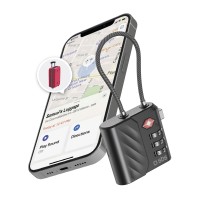 SBS poggyászzár Track Lock lokátor iOS / ANDROID - fekete