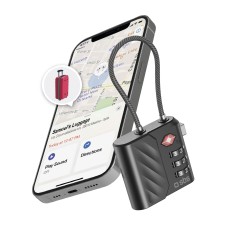 SBS poggyászzár Track Lock lokátor iOS / ANDROID - fekete