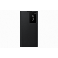 Samsung Galaxy S22 Ultra gyári Clear View Cover - fekete