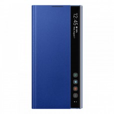 Samsung Galaxy Note 10 Plus gyári Clear View Cover - kék