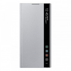 Samsung Galaxy Note 10 gyári Clear View Cover - ezüst
