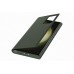Samsung Galaxy S23 Ultra gyári Clear View Cover - khaki