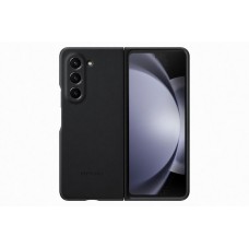 Samsung Galaxy Z Fold 5 gyári Eco bőr tok - fekete