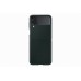 Samsung Galaxy Z Flip 3 gyári bőr flip cover hátlap - fekete