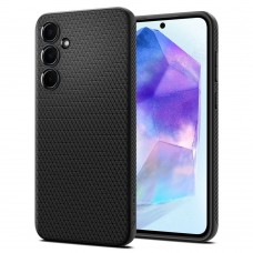 Samsung S25 Plus 5G Spigen Liquid Air hátlap matt - fekete