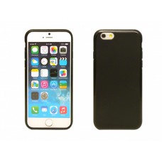 Apple iPhone 6/6S szilikon hátlap - fekete