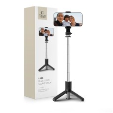 Tech - Protect bluetooth-os selfie tripod telefon tartóval - Fekete