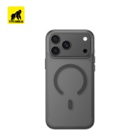 Apple iPhone 17 Pro Max / 18 Pro Max TG Skin Friendly Drop Magsafe Hátlap - Fekete