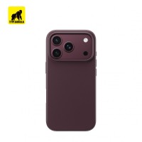 Apple iPhone 17 Pro Max TG Szilikon Magsafe Hátlap - Sötét Cseresznye