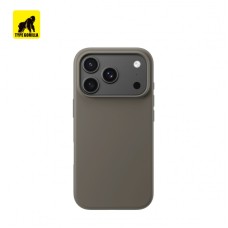 Apple iPhone 17 Pro Max TG Szilikon Magsafe Hátlap - Szürke Apple iPhone 17 Pro Max TG Szilikon Magsafe Hátlap - Szürke