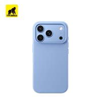 Apple iPhone 17 Pro Max TG Szilikon Magsafe Hátlap - Világoskék