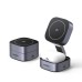 Ugreen 2in1 15W Qi2 Magsafe Wireless asztali Töltőállvány - Fekete