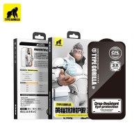 Apple iPhone 16 pro max / 17 pro max Type Gorilla 3D kékfényszűrős Üvegfólia - Fekete
