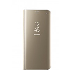 Samsung Galaxy S8 gyári Clear View Standing Cover - arany