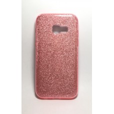 Samsung A320/A3 2017 Glitter TPU - rózsaszín