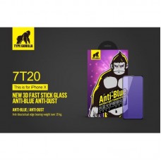 Apple iPhone X/XS/11 Pro Anti-Blue Gorilla HD Full Üvegfólia - Fekete
